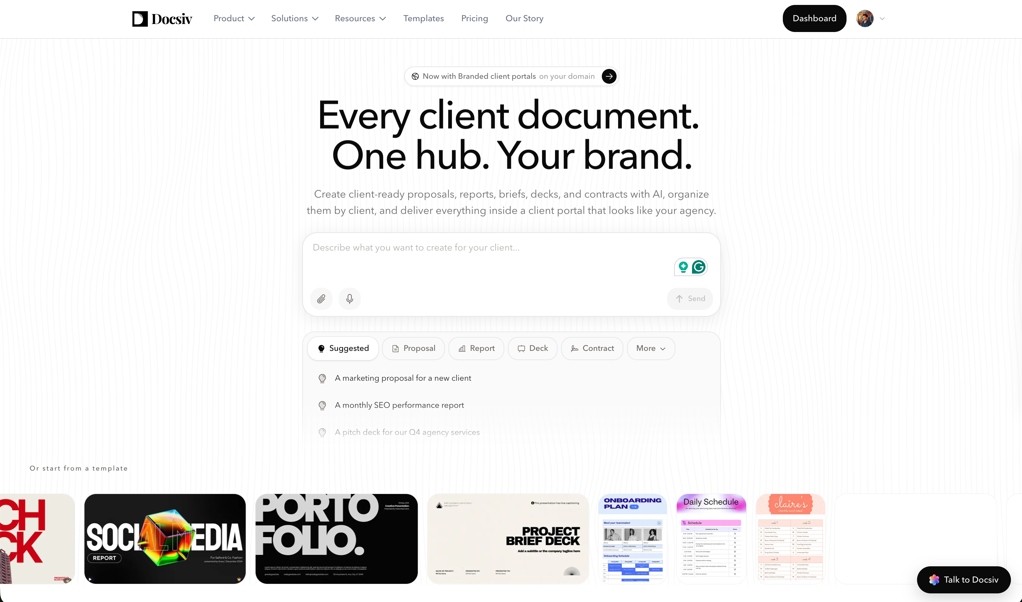 Screenshot of Docsiv